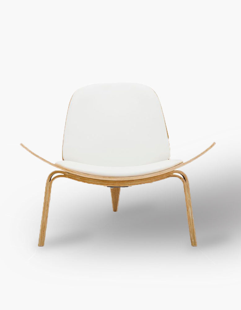 Hans Wegner Hans CH07 Shell Chair, White & Ash| DC Concept