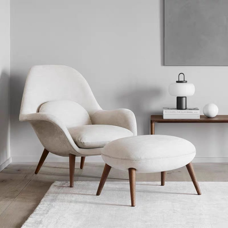 Swoon Lounge Armchair And Stool