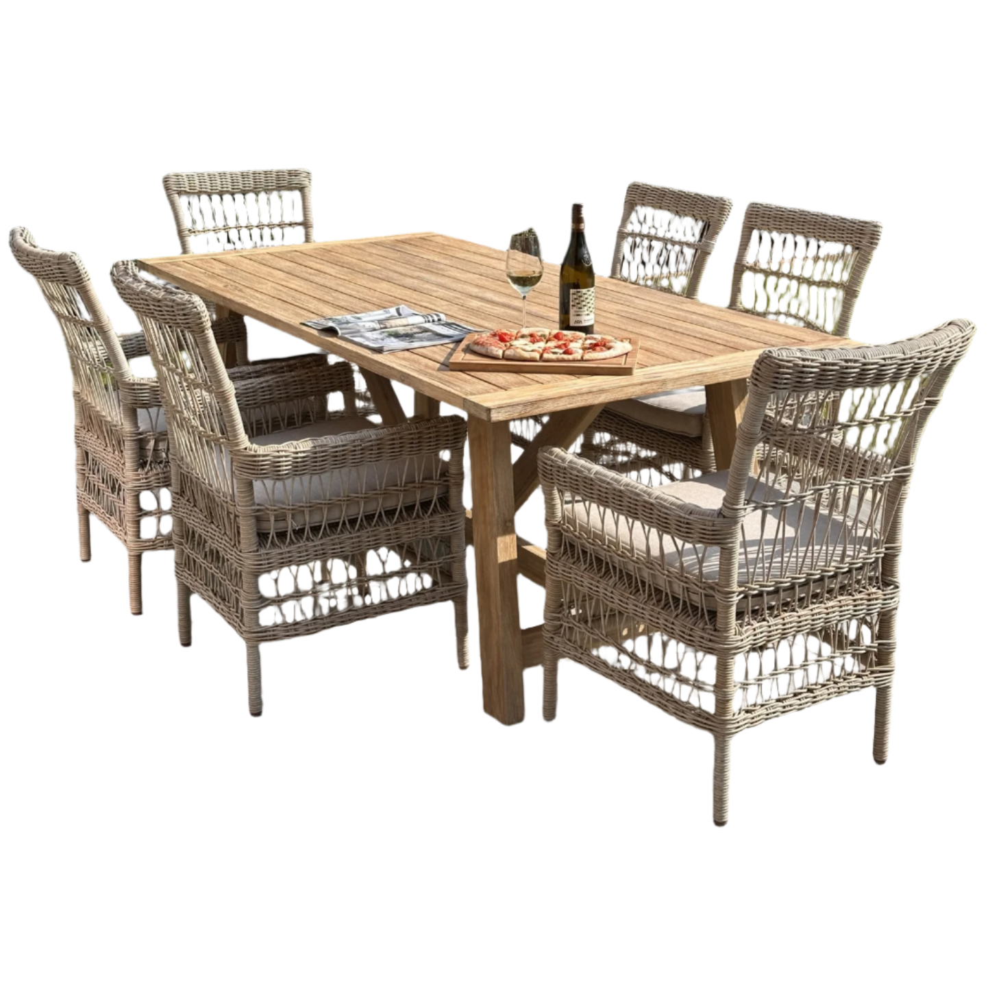 Provence Collection Outdoor Large Dining Table