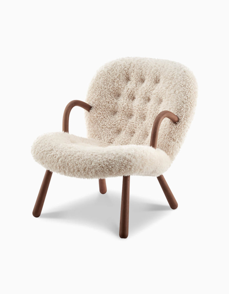 Arctander Clam Armchair Sheepskin, Long Hair| DC Concept