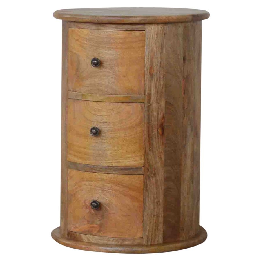 3 Drawer Drum Chest of Drawers