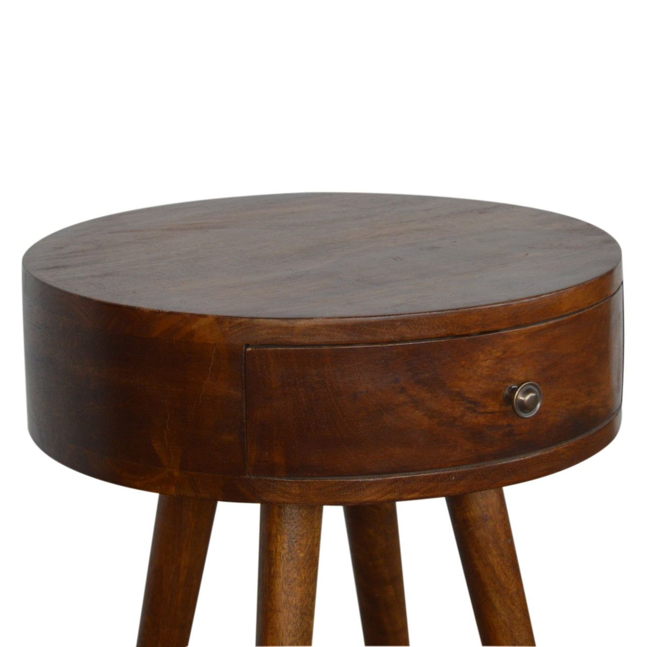 The Luna Circular Bedside Table