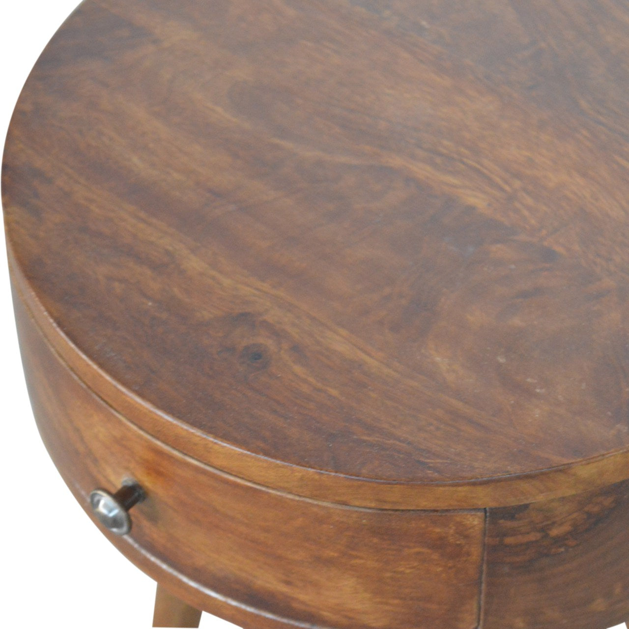 The Luna Circular Bedside Table