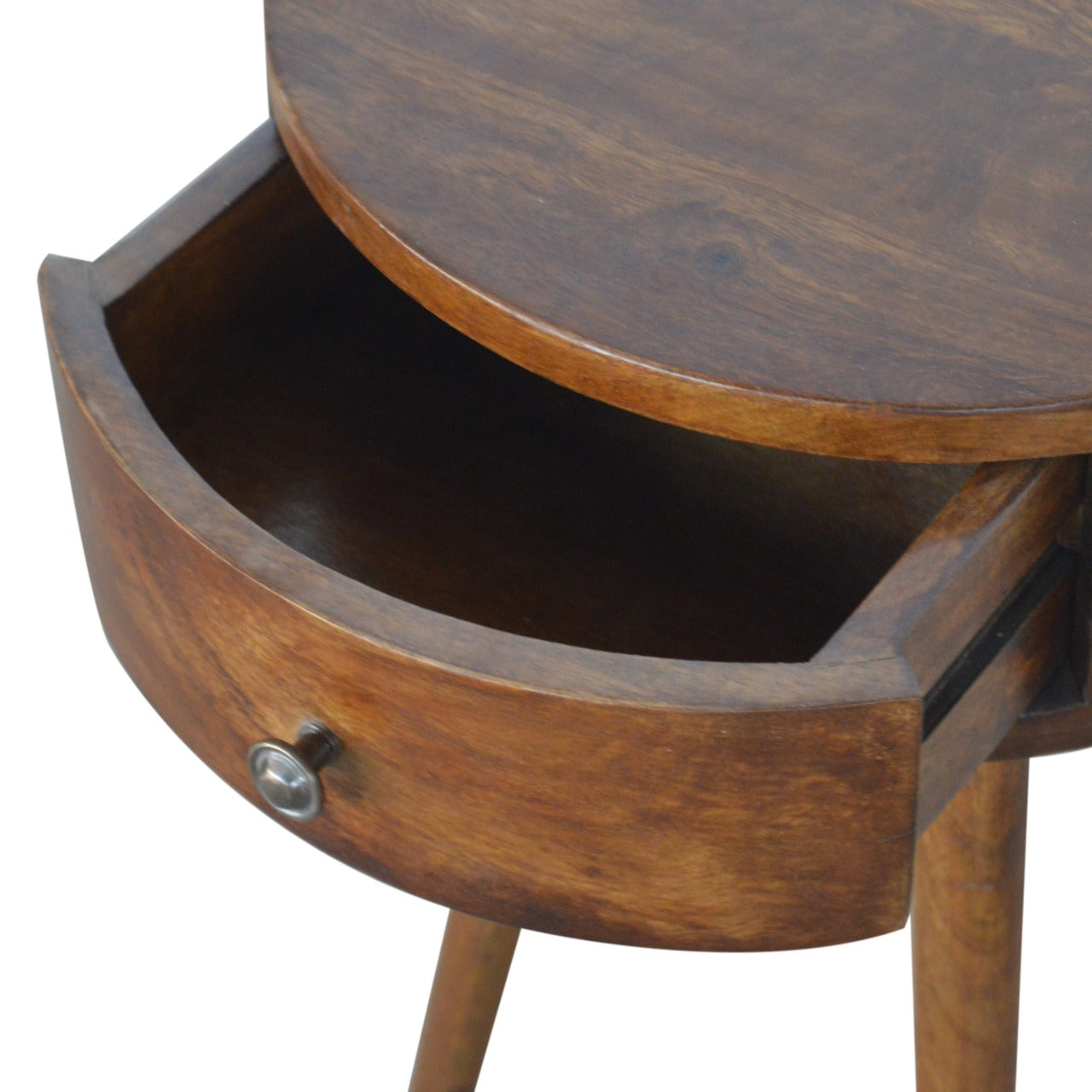 The Luna Circular Bedside Table