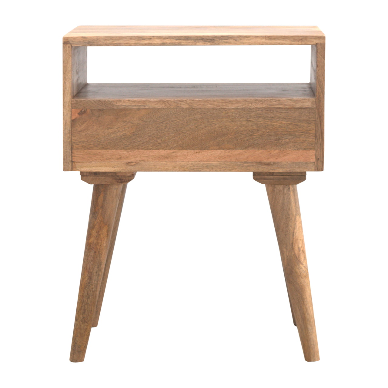 Modern Open Slot Bedside Table
