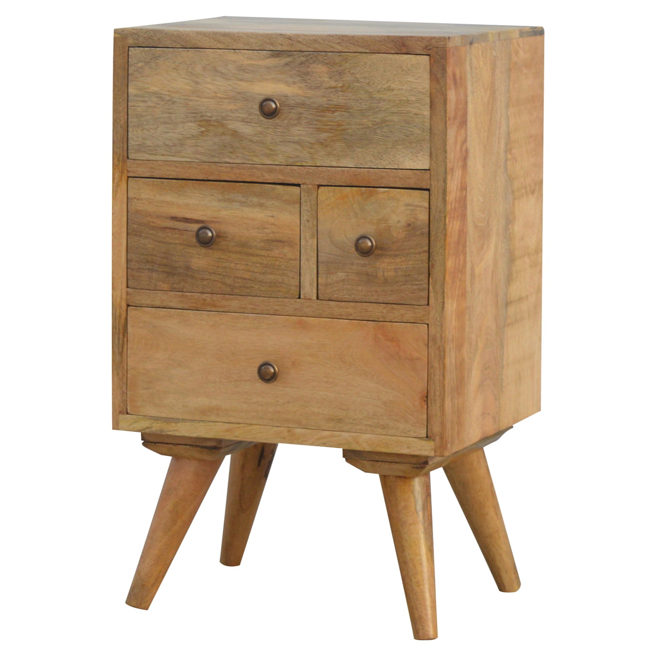 Nordic Style 4 Drawer Bedside Table