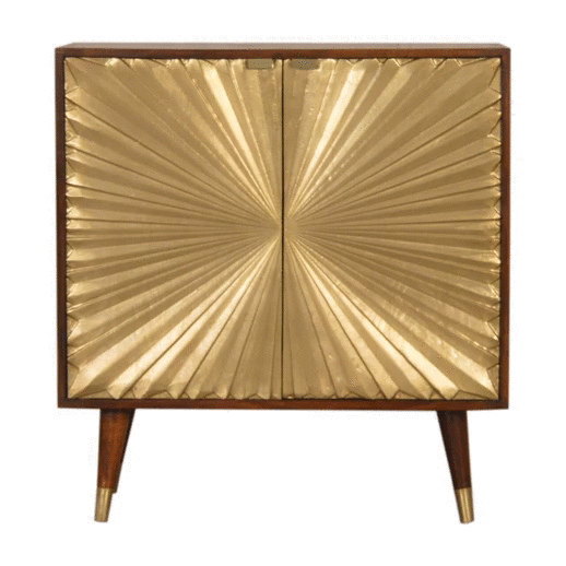 The Solace Gold Cabinet