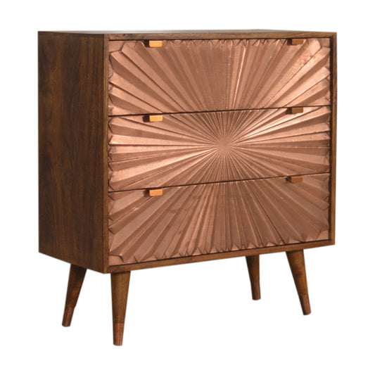Solis - Copper Chest of Drawers