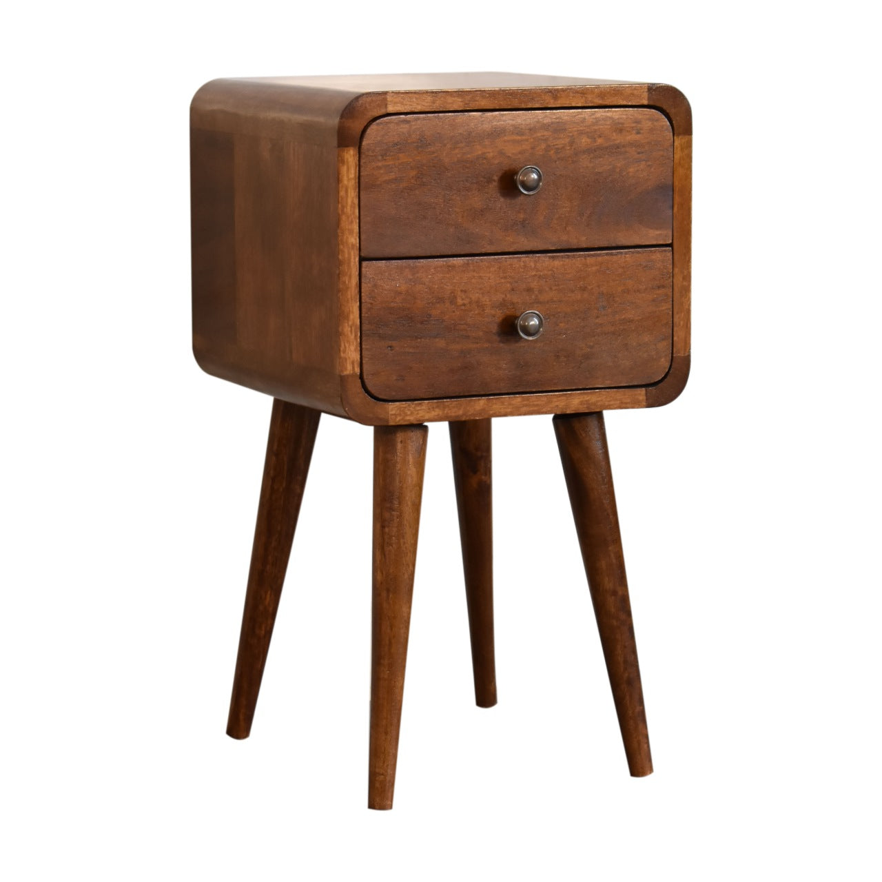 Rounded Mini Bedside Table