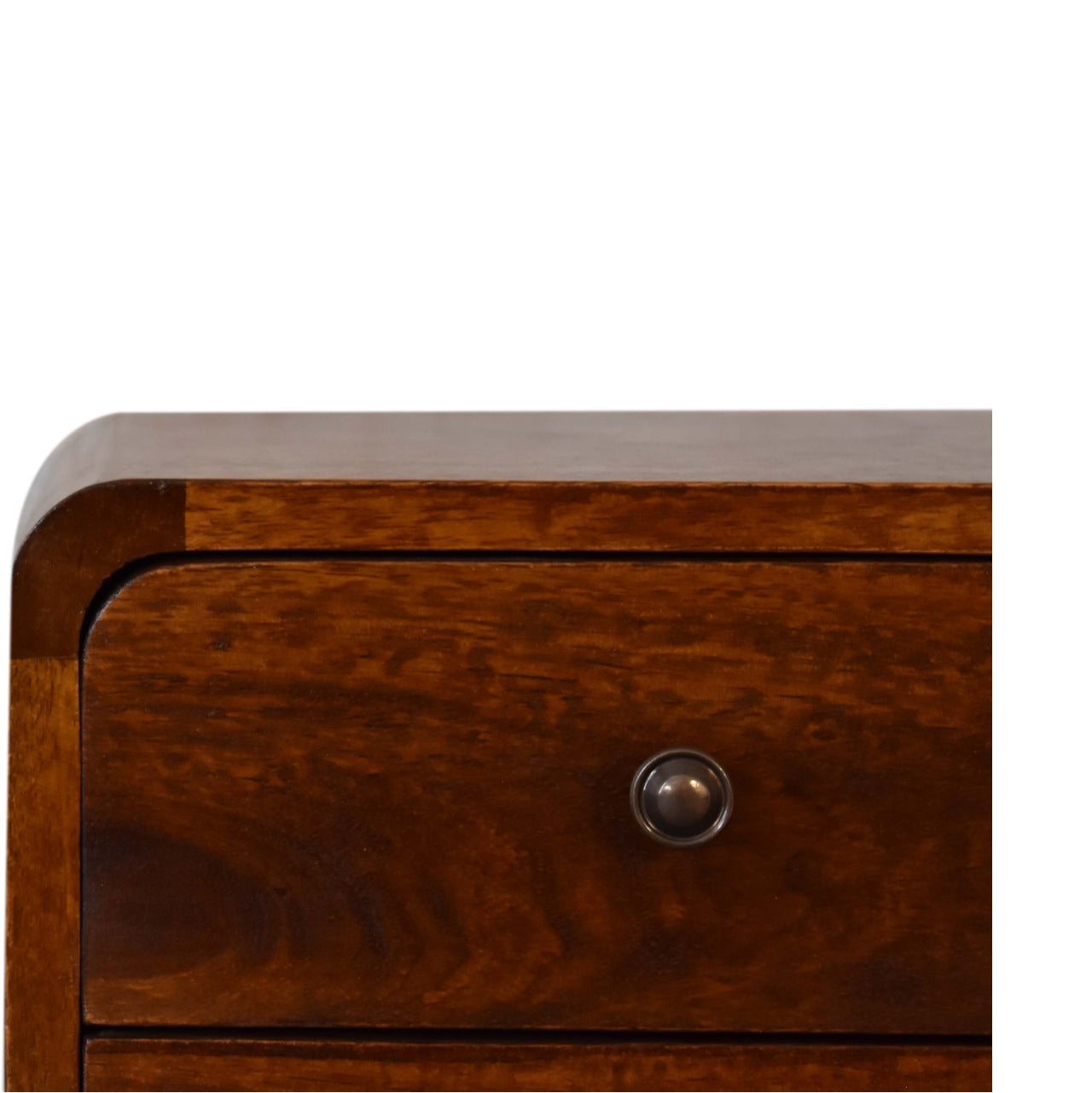 Rounded Mini Bedside Table
