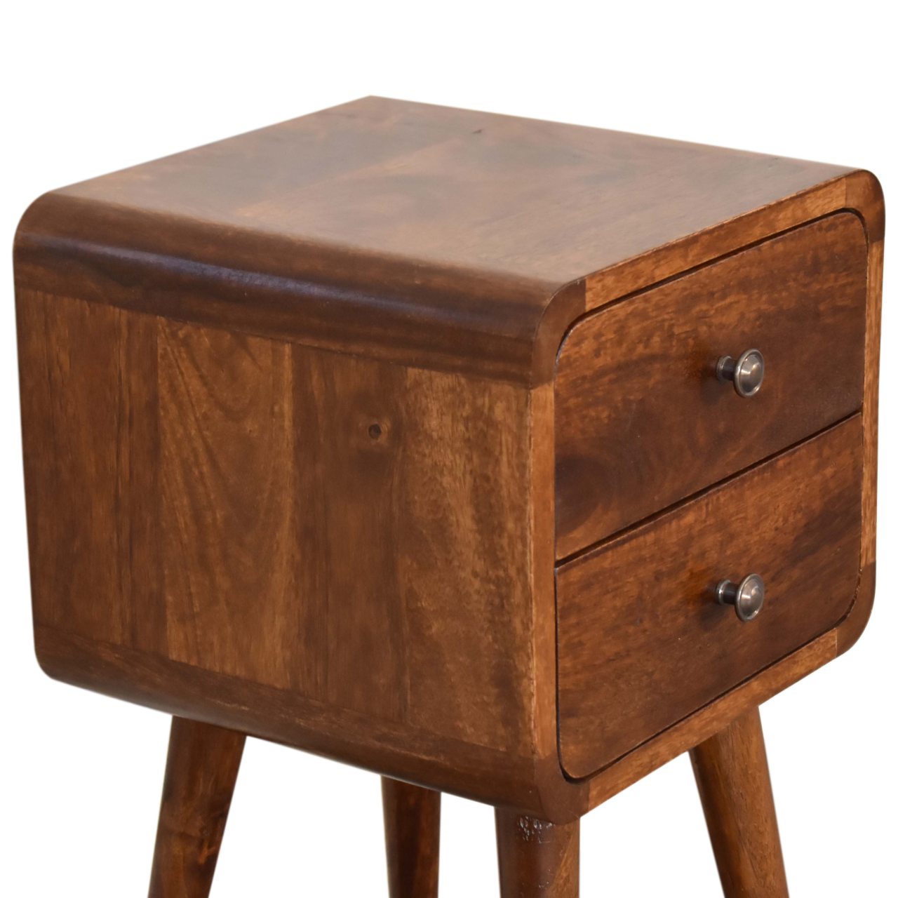 Rounded Mini Bedside Table