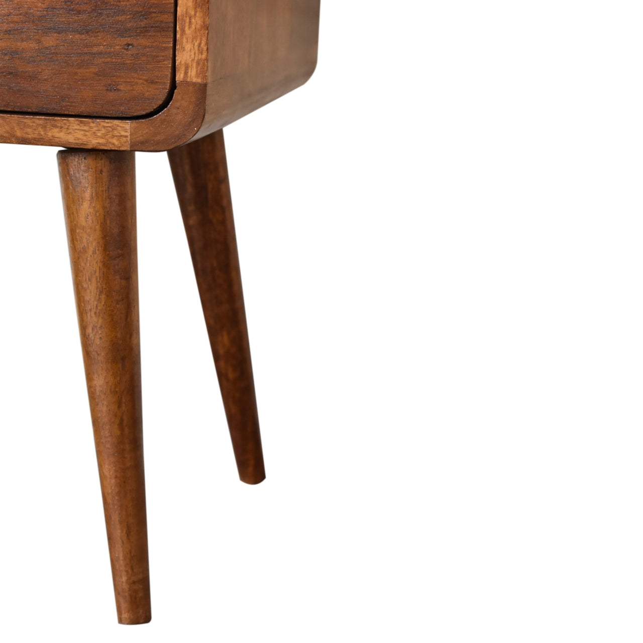 Rounded Mini Bedside Table