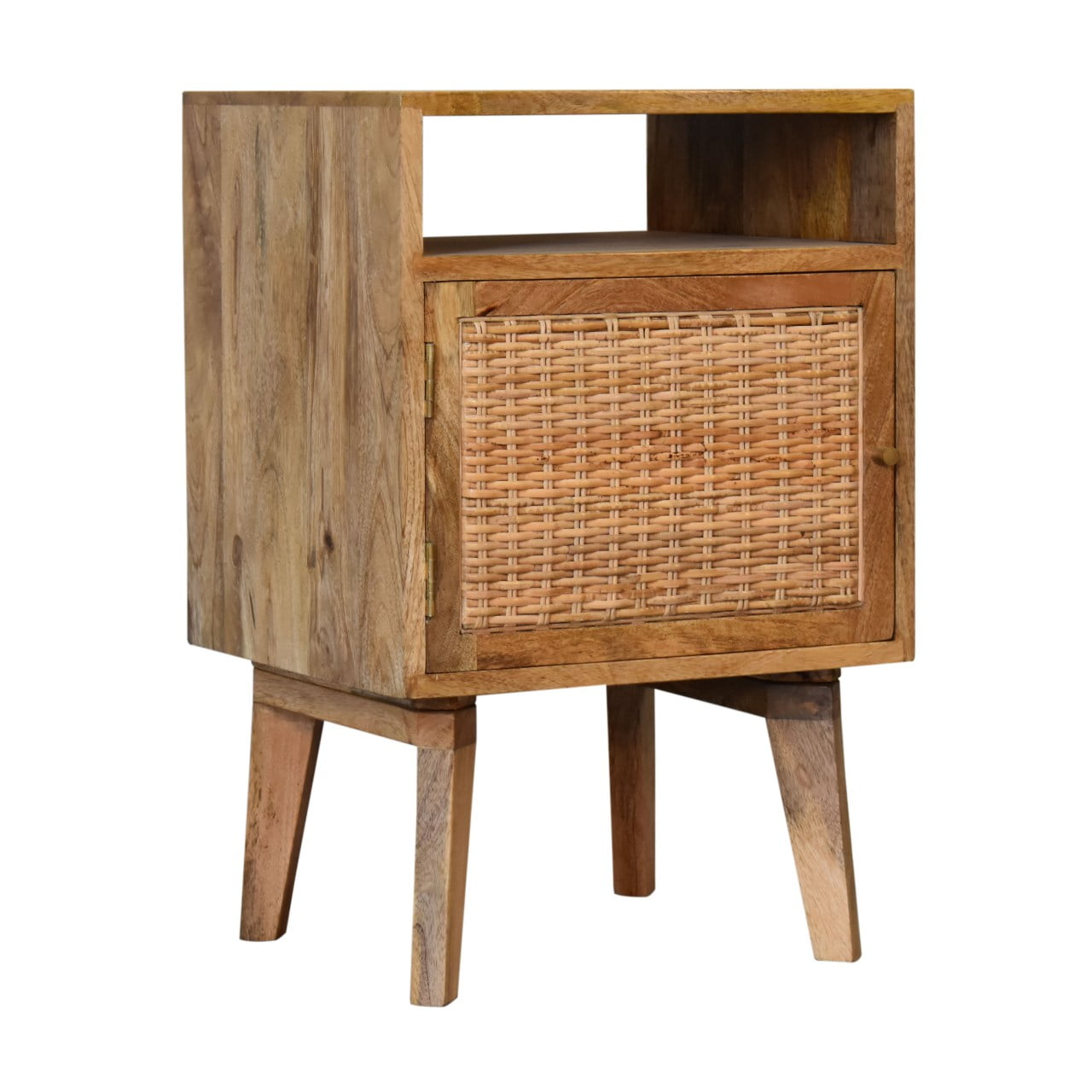Rattan Knit Bedside Table