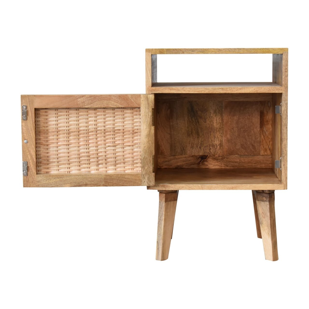 Rattan Knit Bedside Table