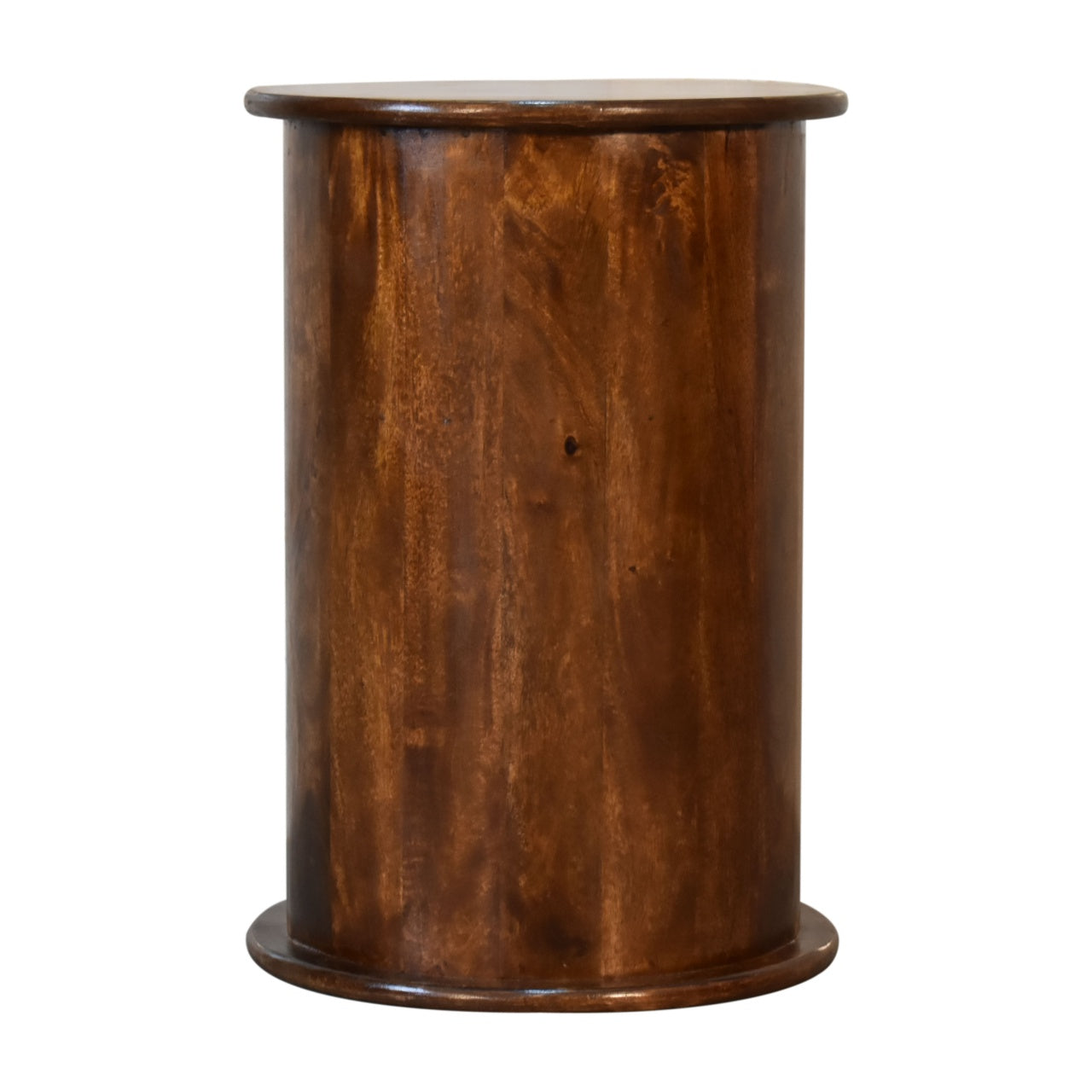 Chestnut Drum Chest Of Drawers