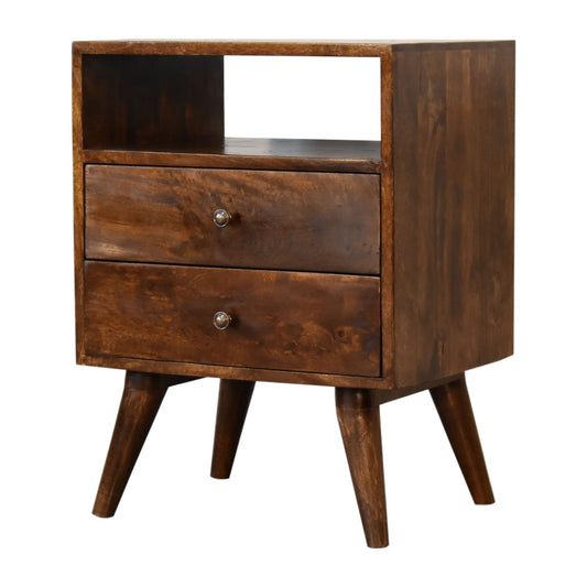 Classic Chestnut Bedside Table