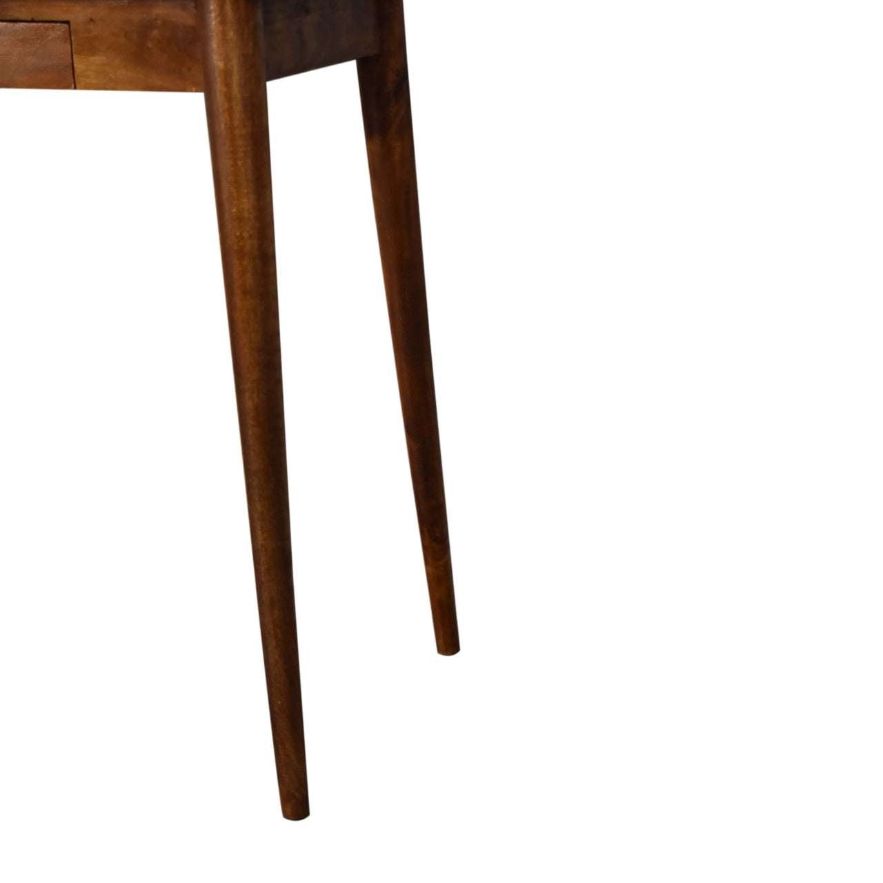 2 Drawer Writing Desk in Chestnut Finish