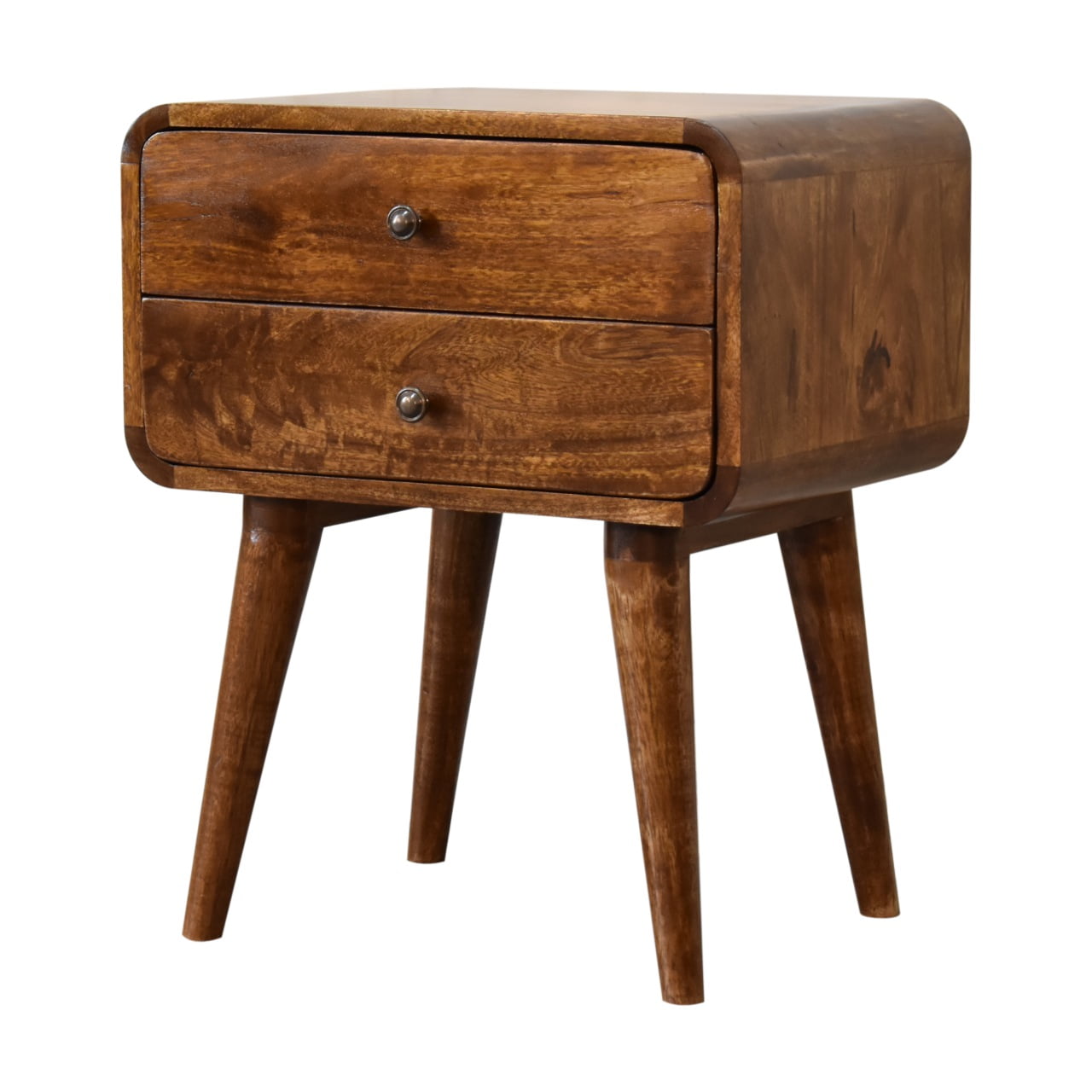 Rounded Bedside Table