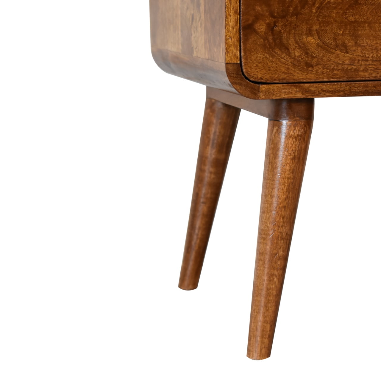 Rounded Bedside Table