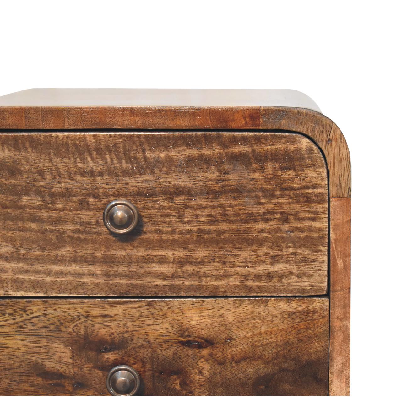 Grey Washed Mini Bedside Table