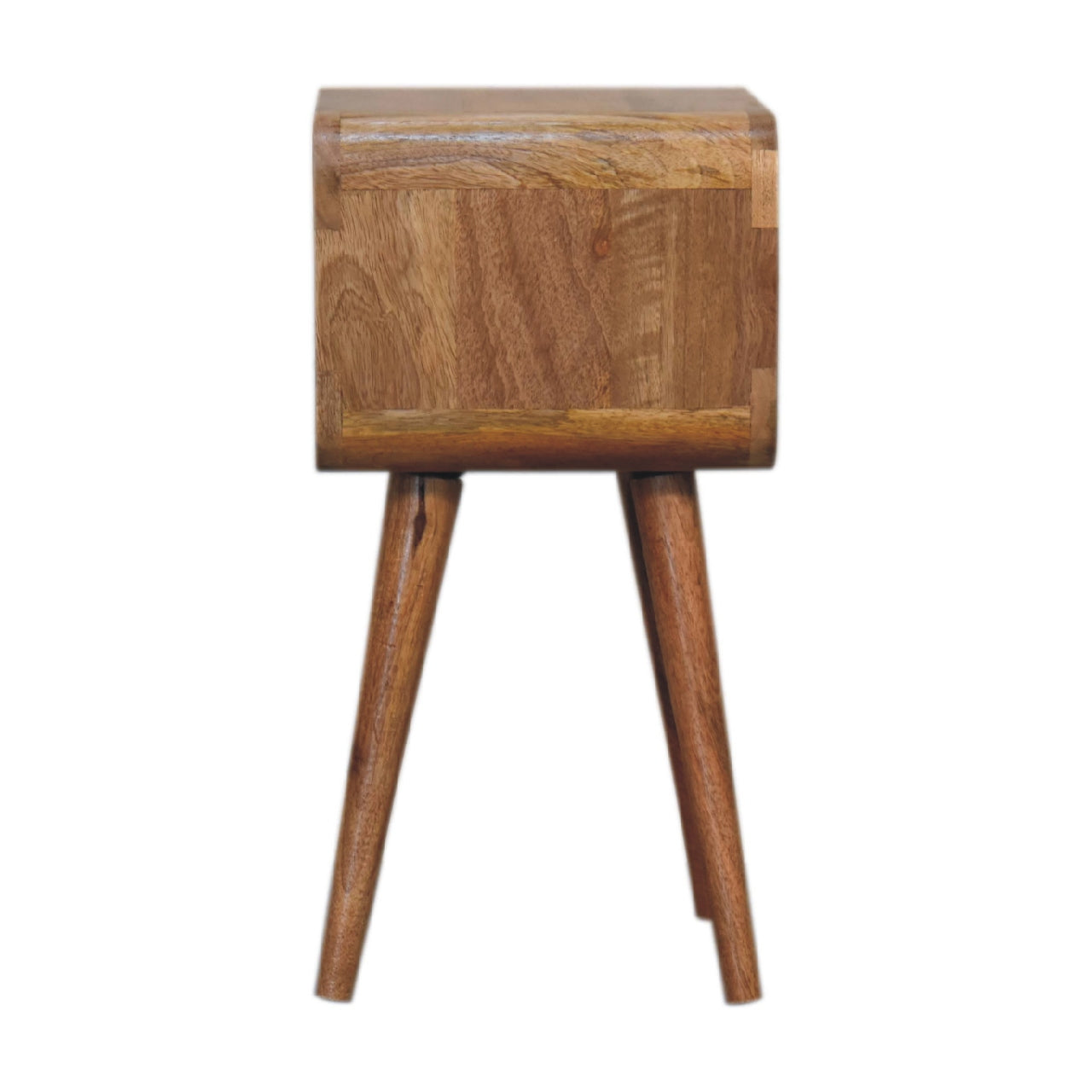 Rounded Open Mini Bedside Table