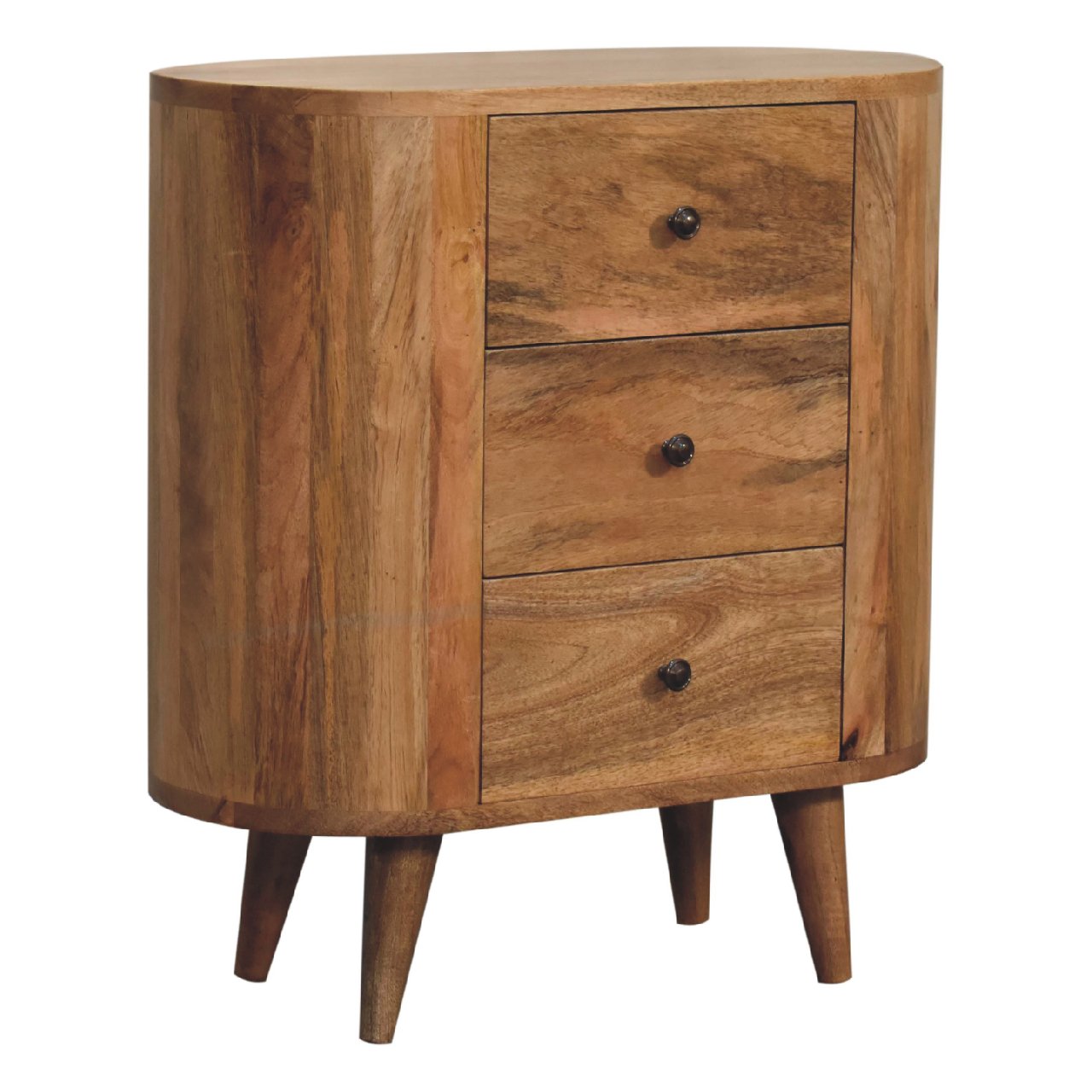 Mini Cabinet in Oak-ish Finish