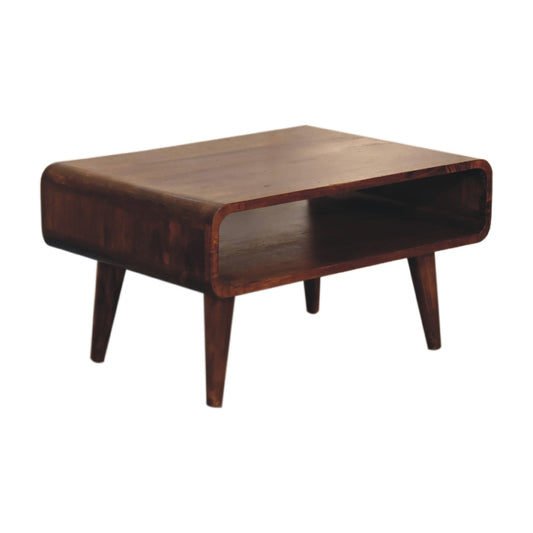 The Ashford Media Unit in Chestnut Finish