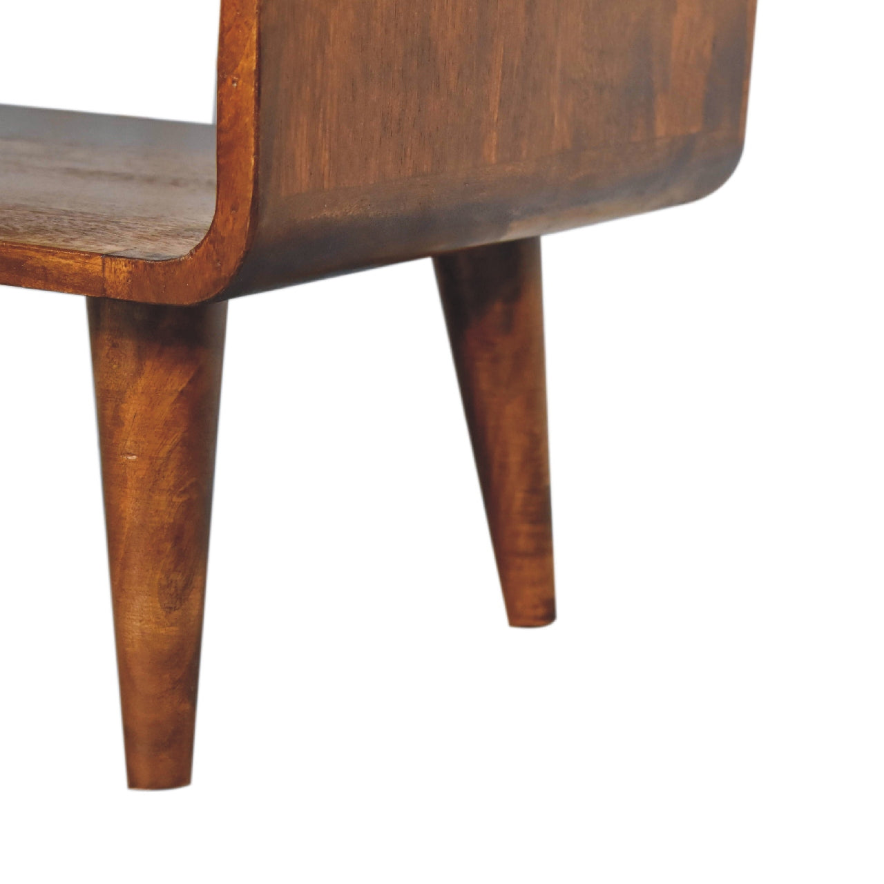 The Ashford Media Unit in Chestnut Finish
