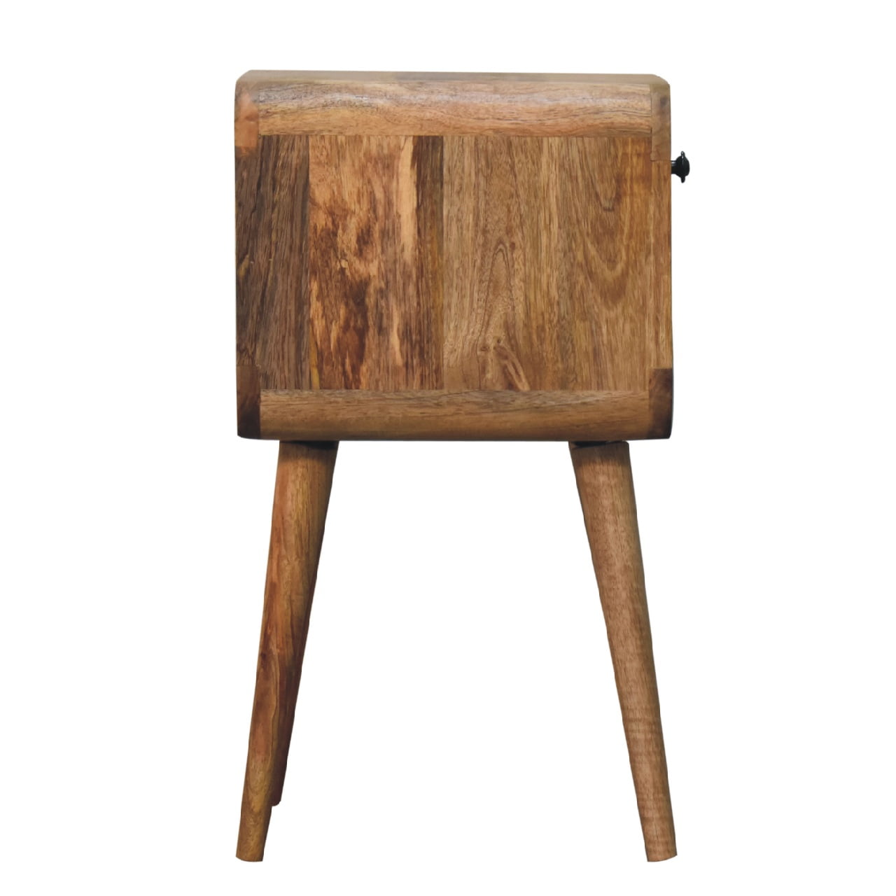 Lower Bedside Table in Oak-ish Finish