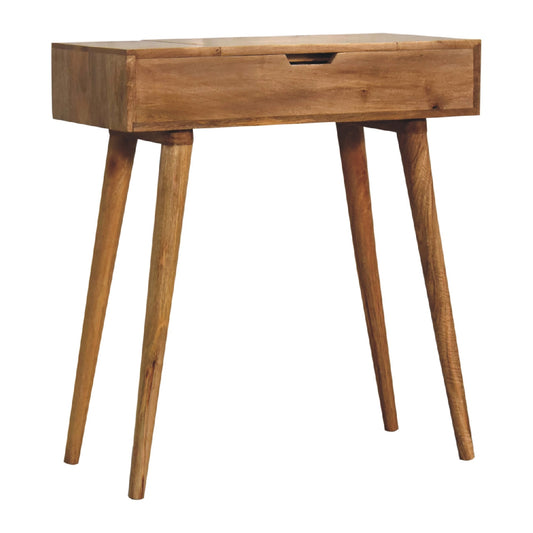 Foldable Dressing Table on Oak-like Finish