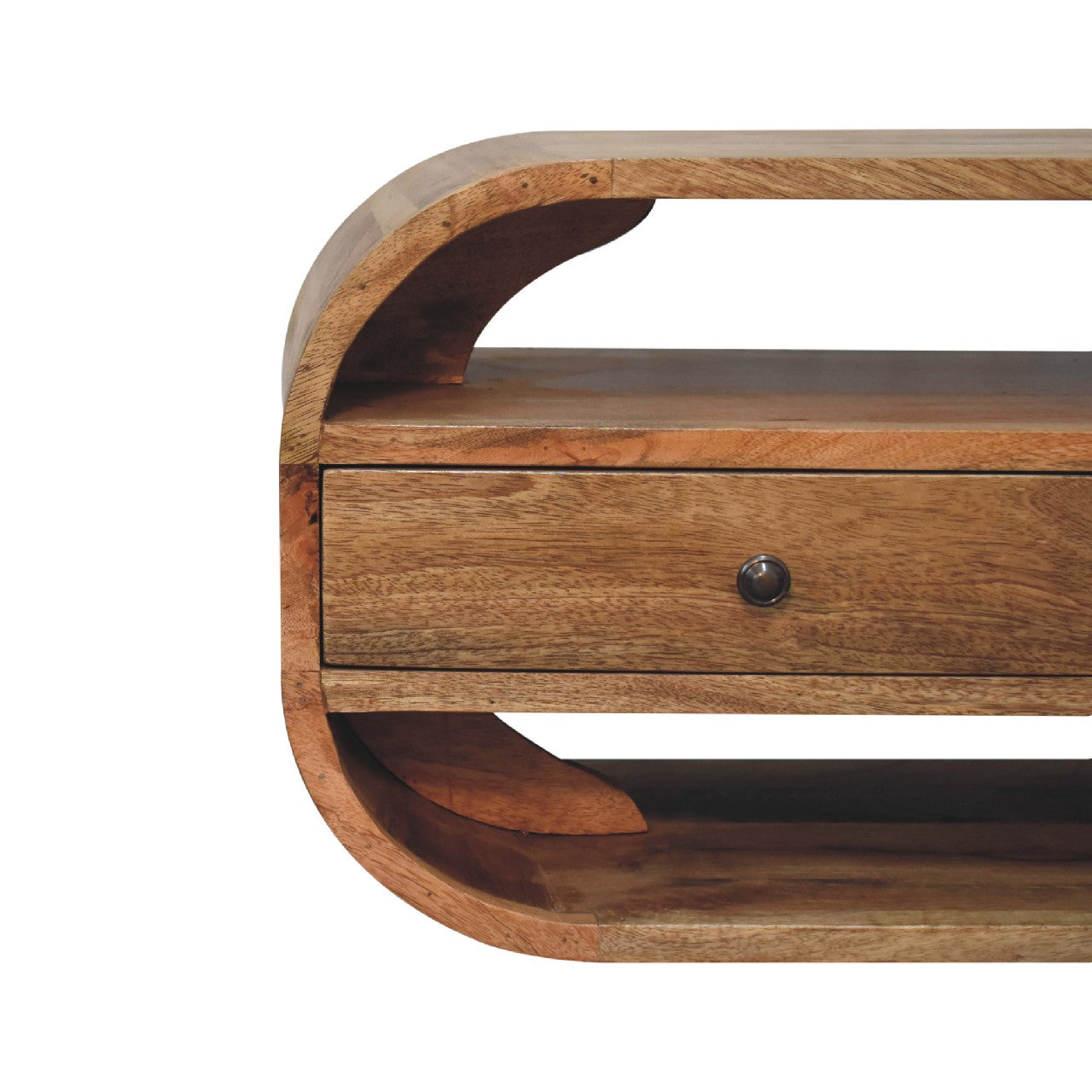 2 Drawer Rounded Media Unit