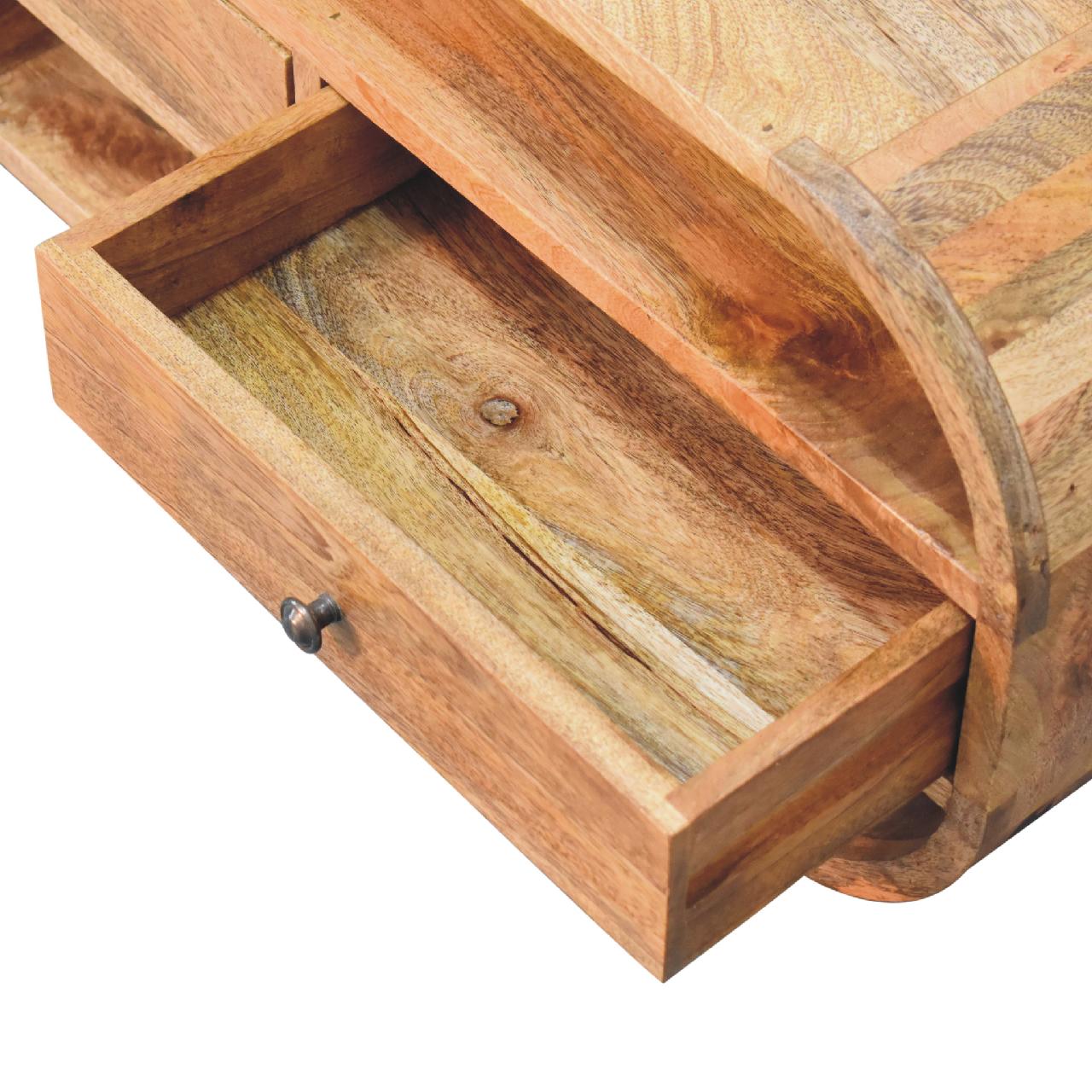 2 Drawer Rounded Media Unit