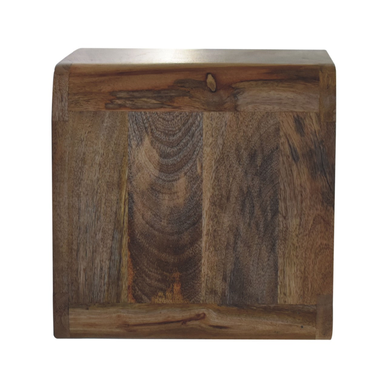 Floating Open Bedside Table in Oak-ish Finish