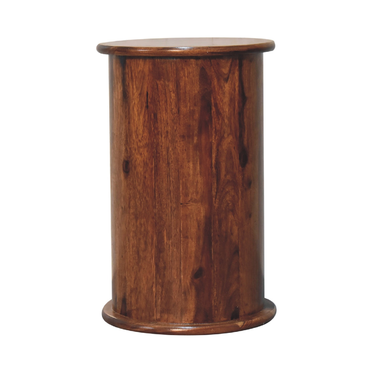 Sheesham Wood Drum Chest of Drawers