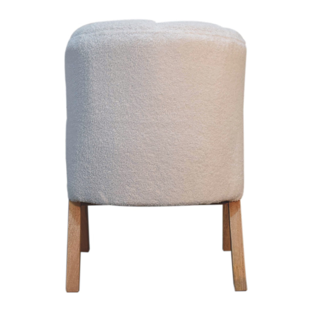 Aska - White Boucle Chair
