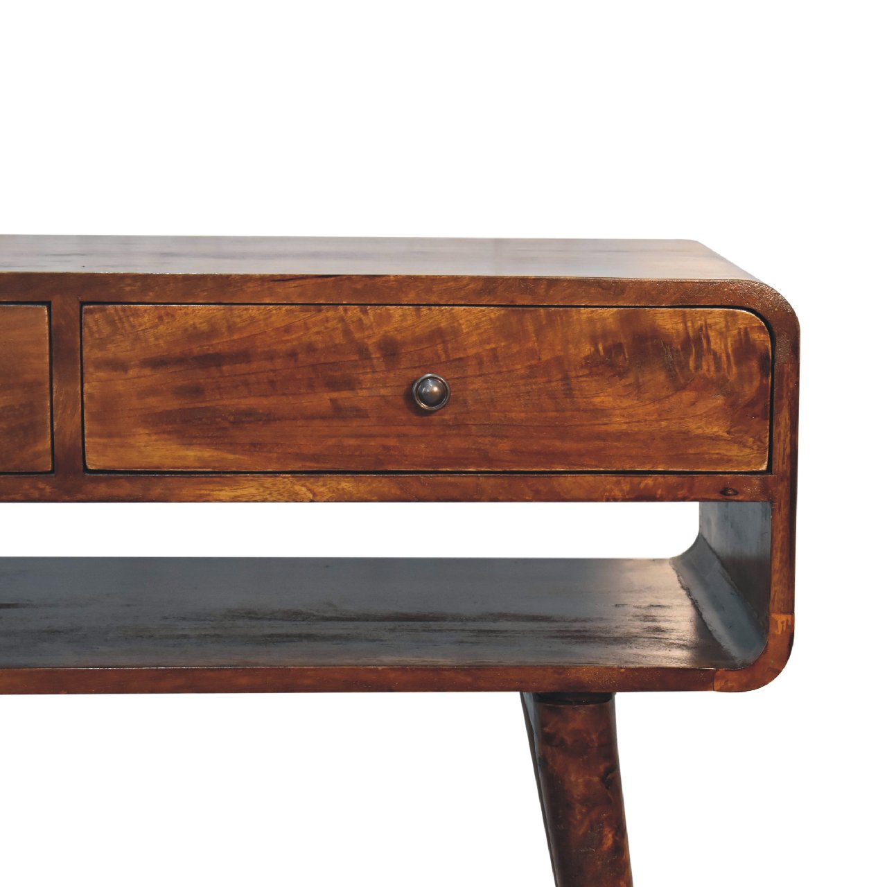 Sonata Console Table in Chestnut Finish