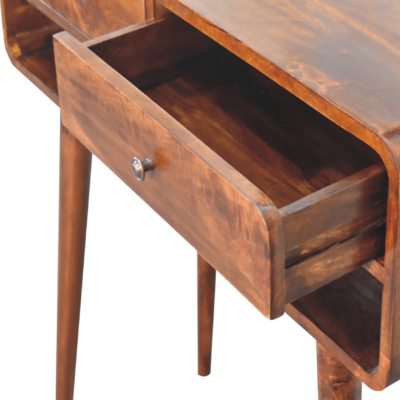 Sonata Console Table in Chestnut Finish