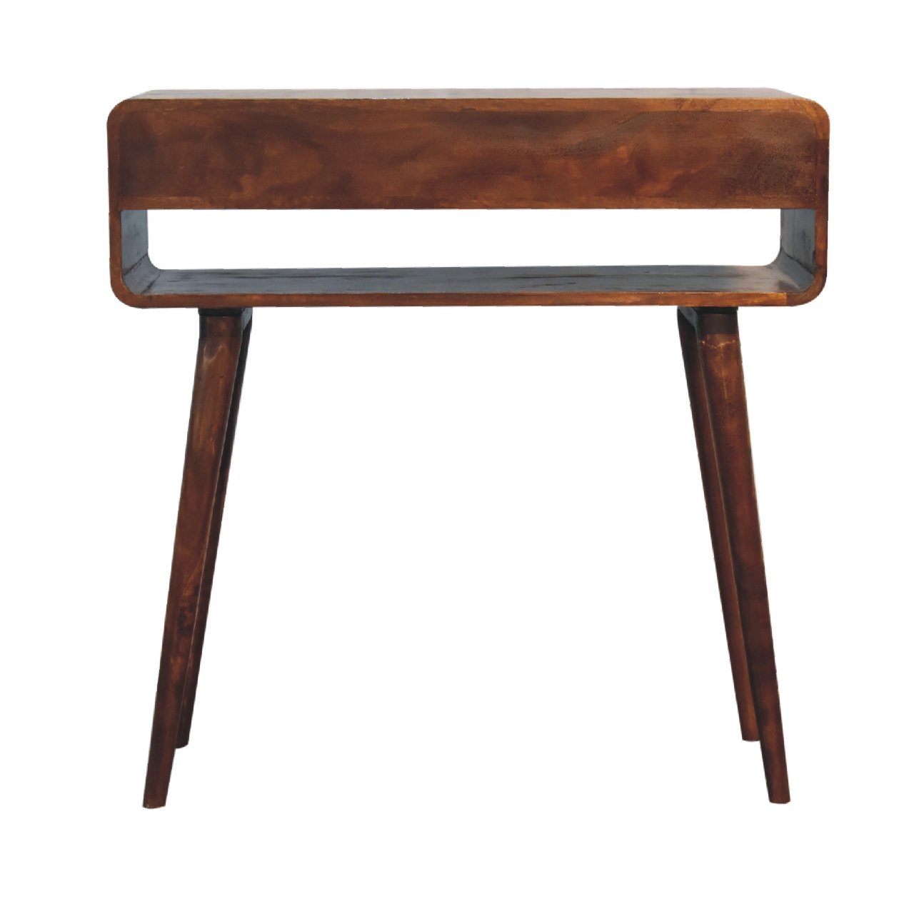 Sonata Console Table in Chestnut Finish