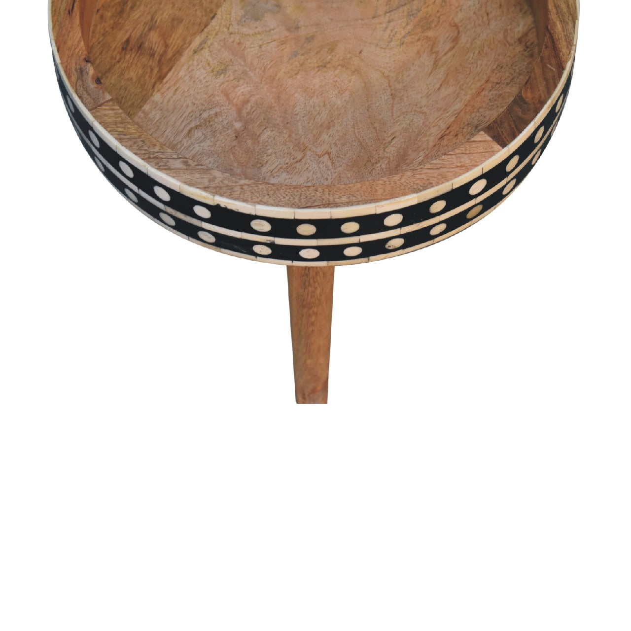 Bone Inlay Nordic End Table