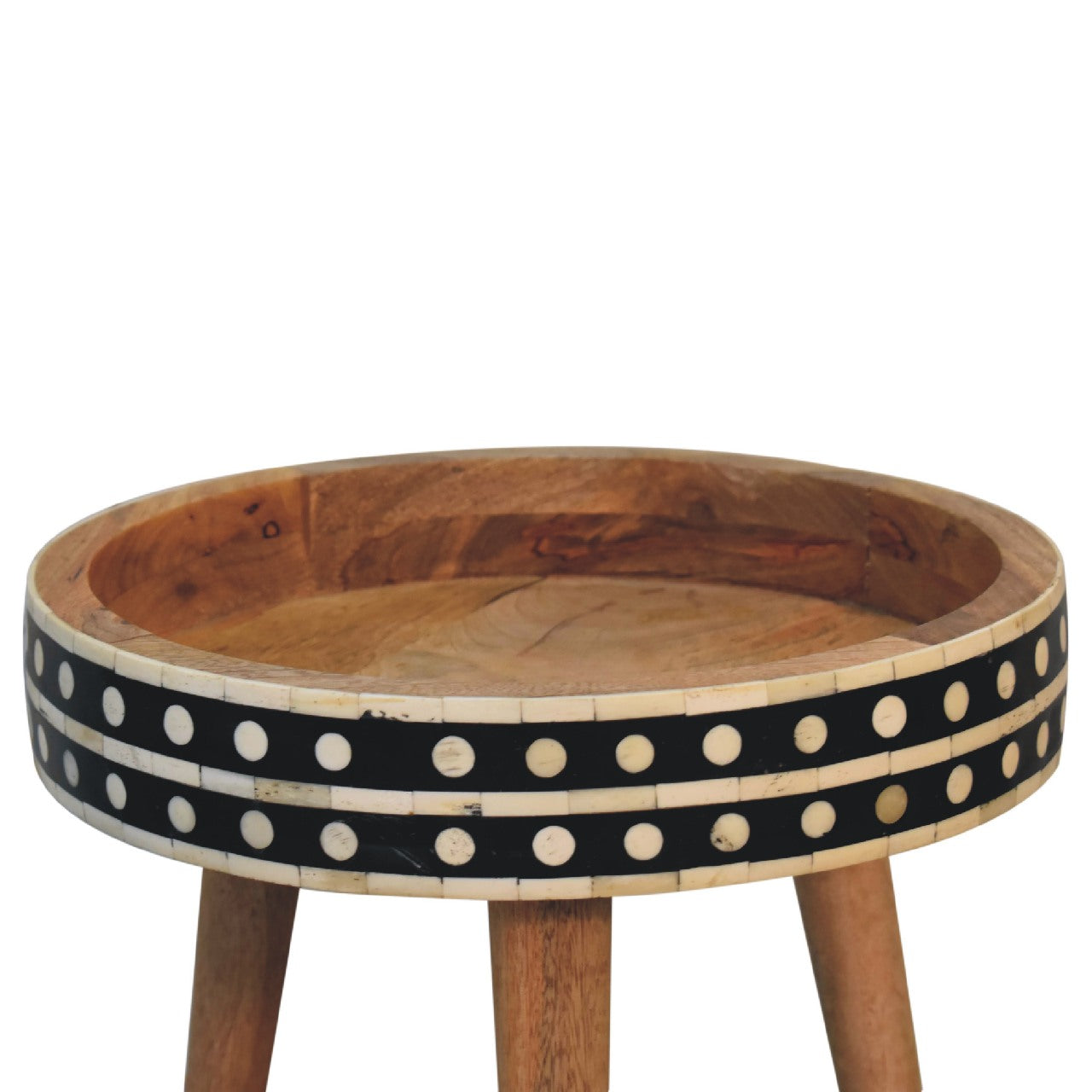 Bone Inlay Nordic End Table