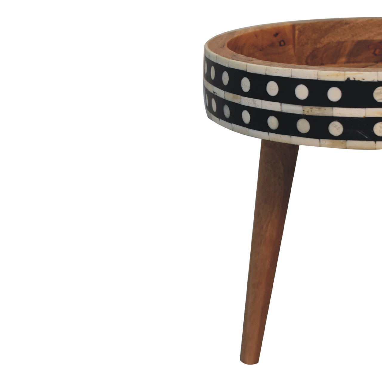 Bone Inlay Nordic End Table