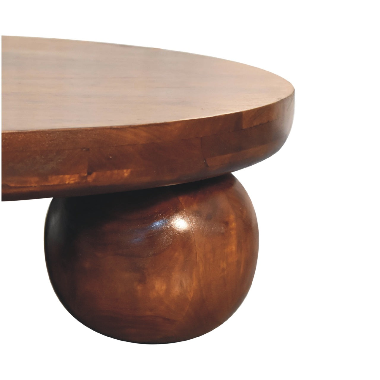 Wooden Ball Coffee Table