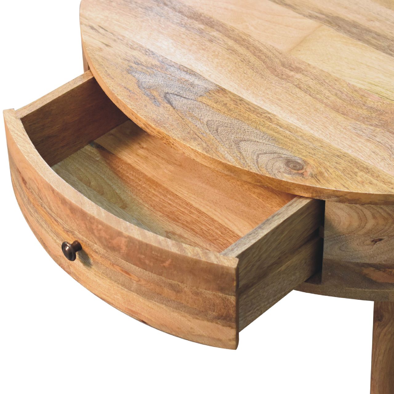 The Atlantis Coffee Table in Oak-like Finish