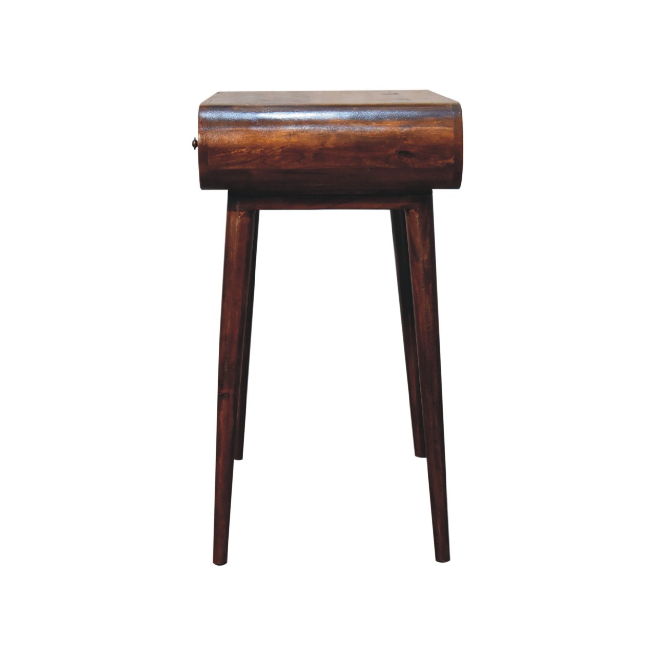 The Elwood Console Table in Chestnut Finish
