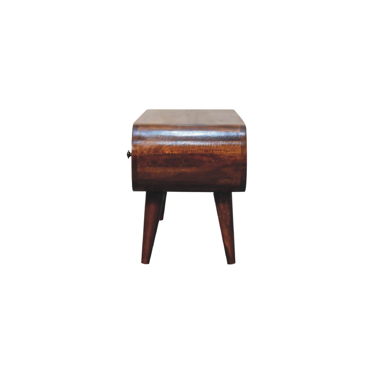 The Sienna Media Unit in Chestnut Finish