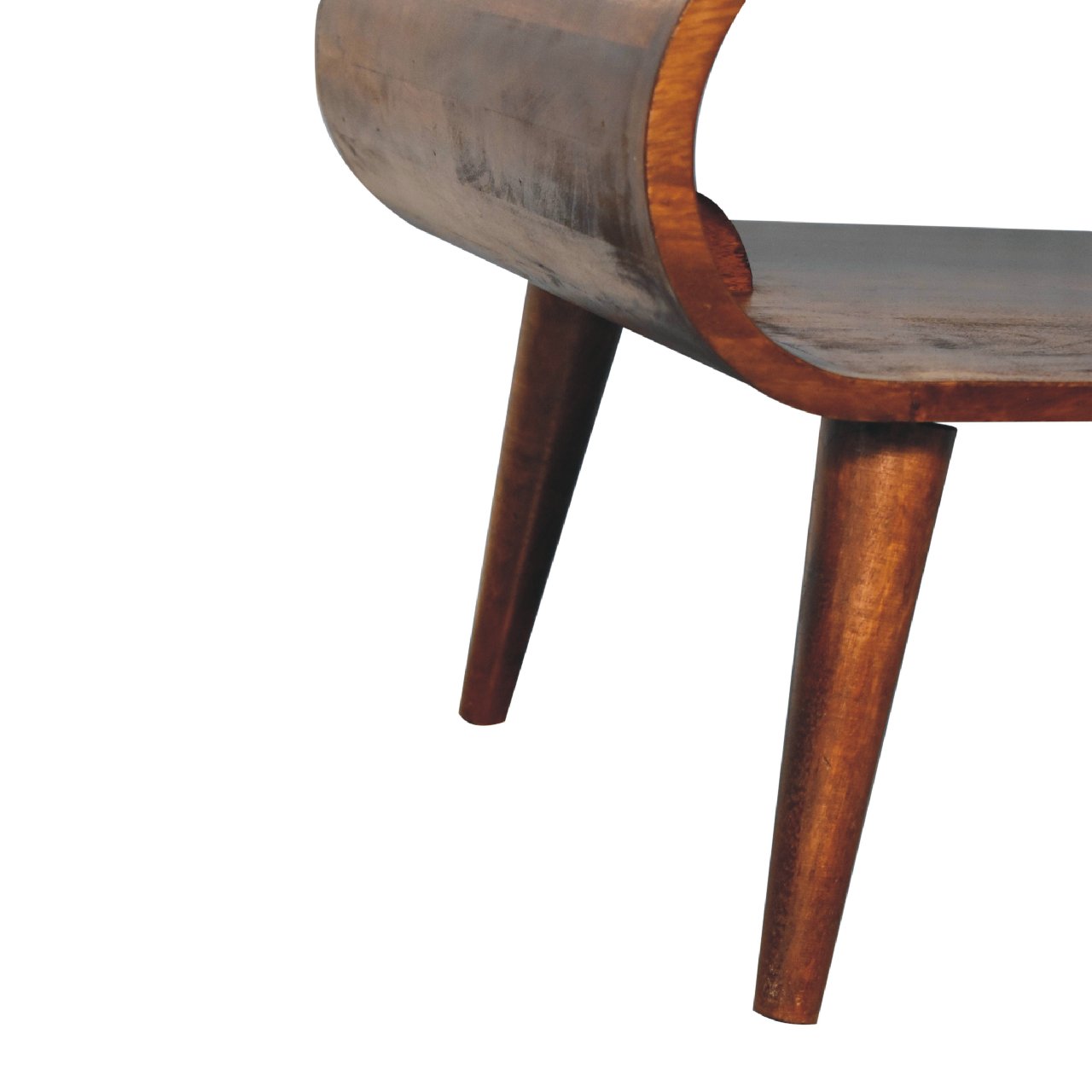 Elipse Open Coffee Table in Chestnut Finish