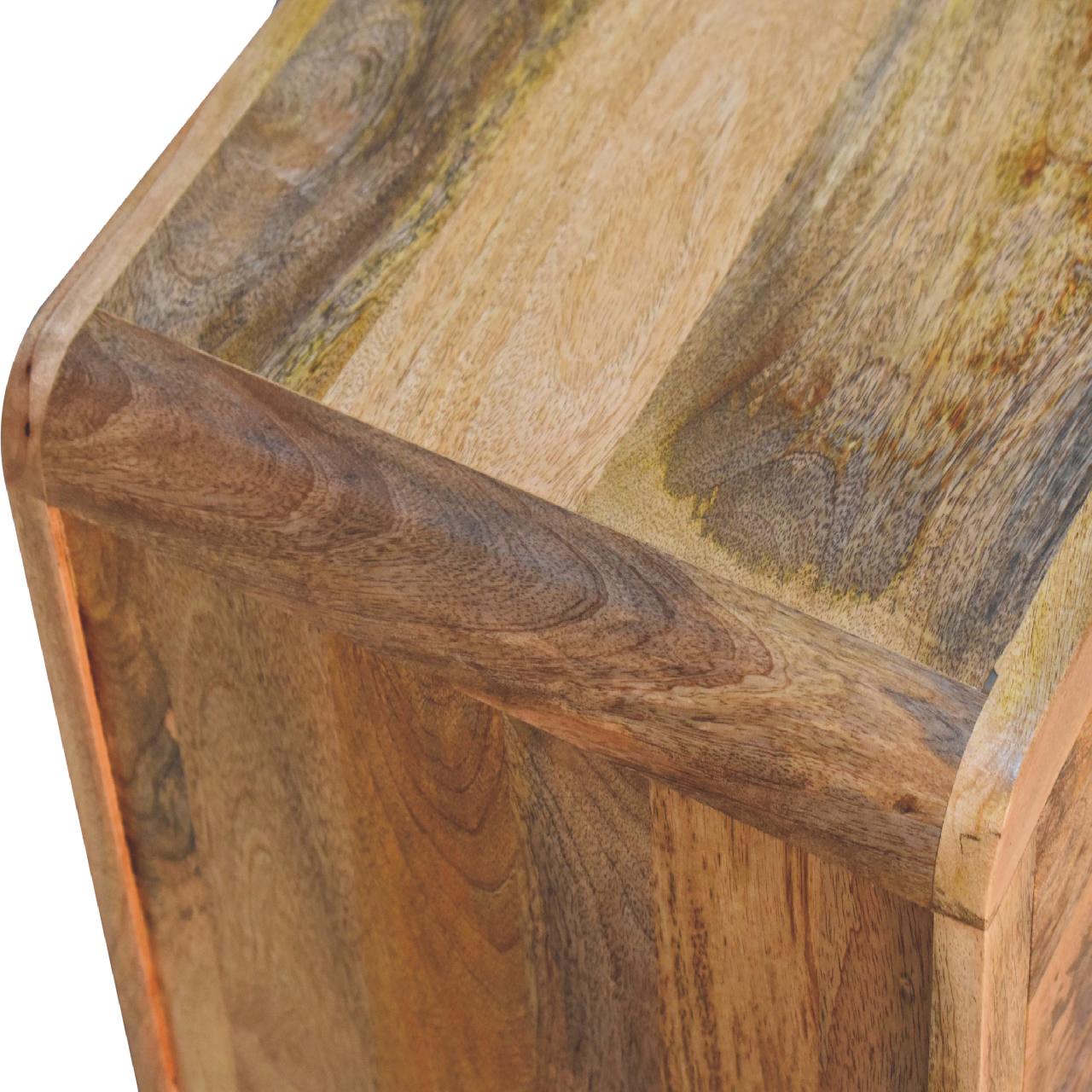 Aspen 3 Drawer Bedside Table in Oak-like Finish