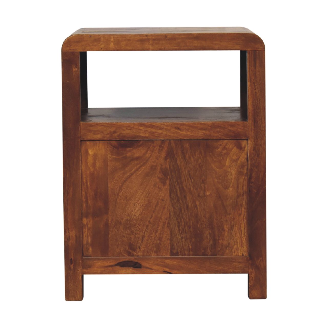 Aspen Bedside Table in Chestnut Finish