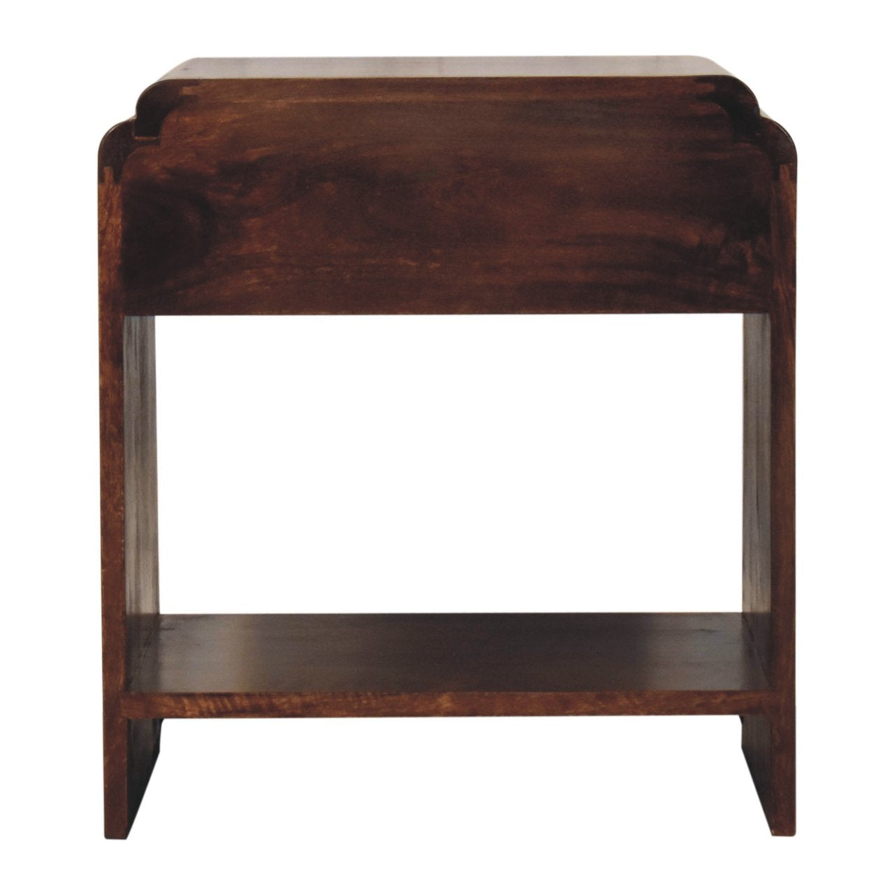 Newton Bedside Table in California Walnut Finish