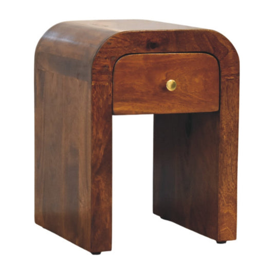 Darcy - Mini Nightstand in Chestnut Finish